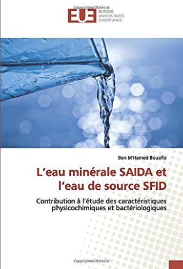 L¿eau minérale SAIDA et l¿eau de source SFID