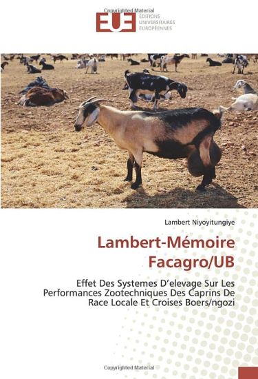 Lambert-Mémoire Facagro/UB