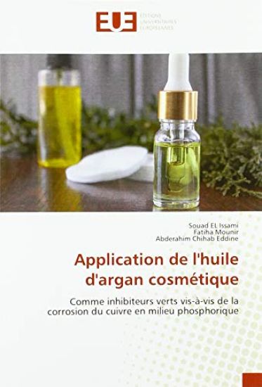 Application de l'huile d'argan cosmétique