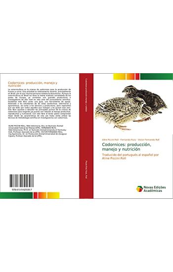 Codornices: producción, manejo y nutrición