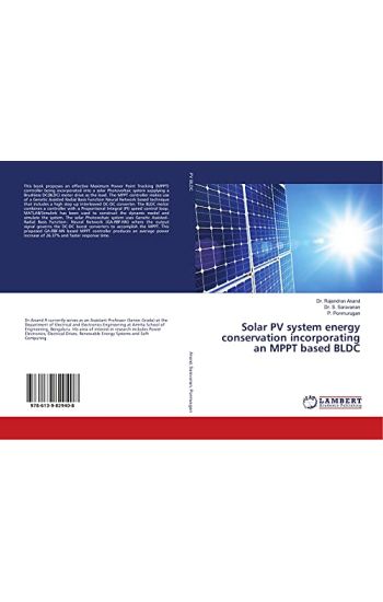 Solar PV system energy conservation incorporating an MPPT based BLDC