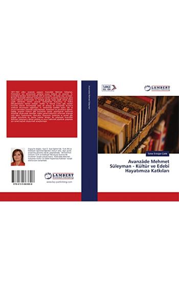 Avanzâde Mehmet Süleyman - Kültür ve Edebî Hayat¿m¿za Katk¿lar¿