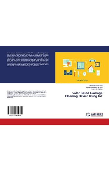 Solar Based Garbage Cleaning Device Using IoT