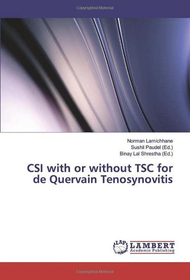 CSI with or without TSC for de Quervain Tenosynovitis