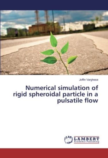 Numerical simulation of rigid spheroidal particle in a pulsatile flow