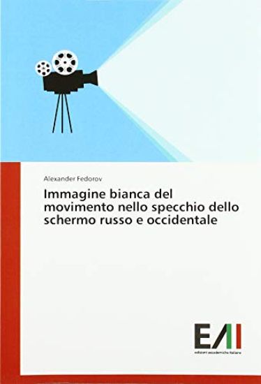 Immagine bianca del movimento nello specchio dello schermo russo e occidentale