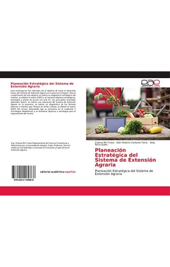 Planeación Estratégica del Sistema de Extensión Agraria
