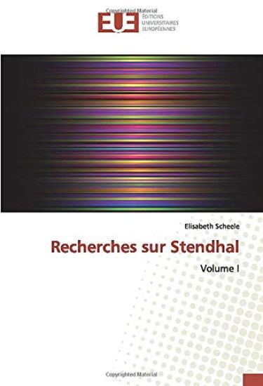 Recherches sur Stendhal