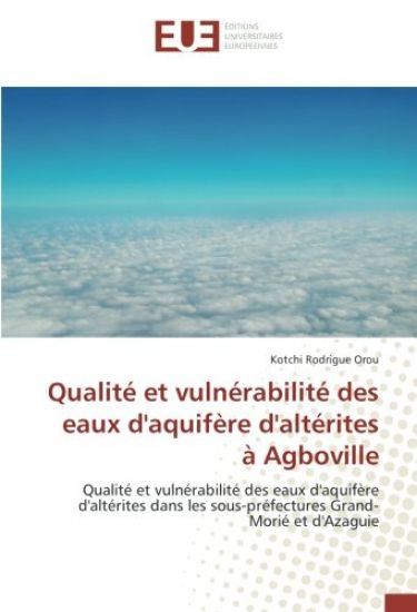 Qualité et vulnérabilité des eaux d'aquifère d'altérites à Agboville