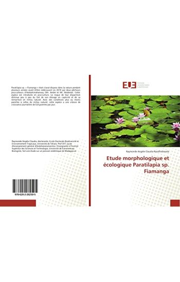 Etude morphologique et écologique Paratilapia sp. Fiamanga