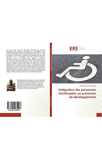 Intégration des personnes handicapées au processus de développement