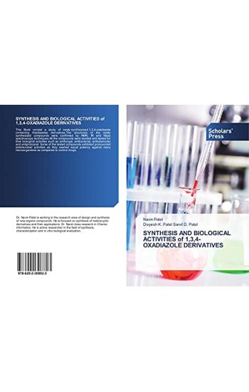 SYNTHESIS AND BIOLOGICAL ACTIVITIES of 1,3,4-OXADIAZOLE DERIVATIVES