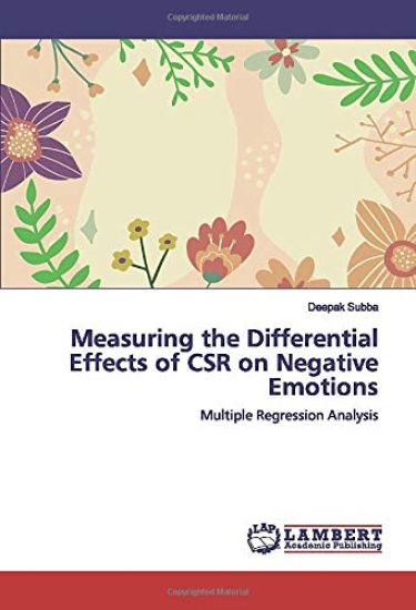 Measuring the Differential Effects of CSR on Negative Emotions