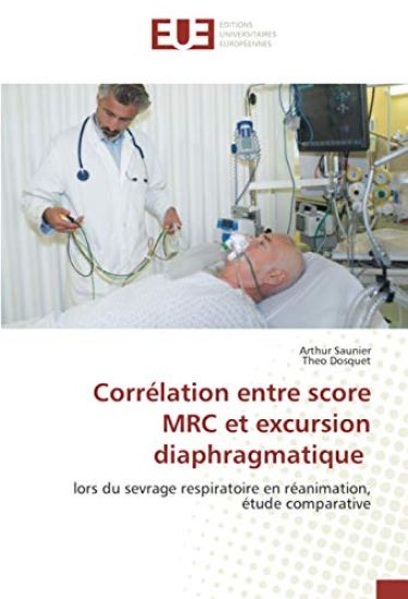 Corrélation entre score MRC et excursion diaphragmatique