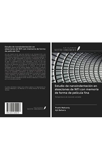 Estudio de nanoindentación en aleaciones de NiTi con memoria de forma de película fina