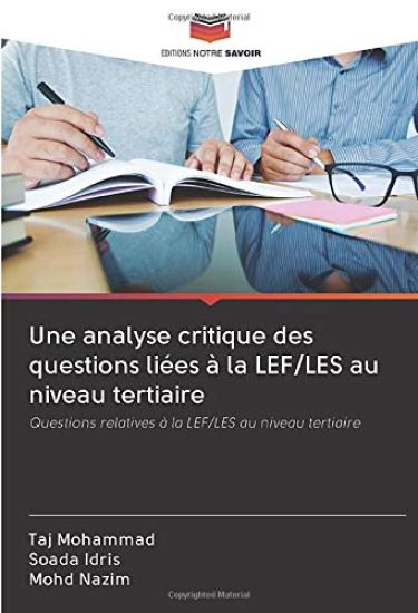 Une analyse critique des questions liées à la LEF/LES au niveau tertiaire