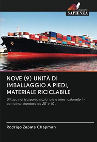 NOVE (9) UNITÀ DI IMBALLAGGIO A PIEDI, MATERIALE RICICLABILE