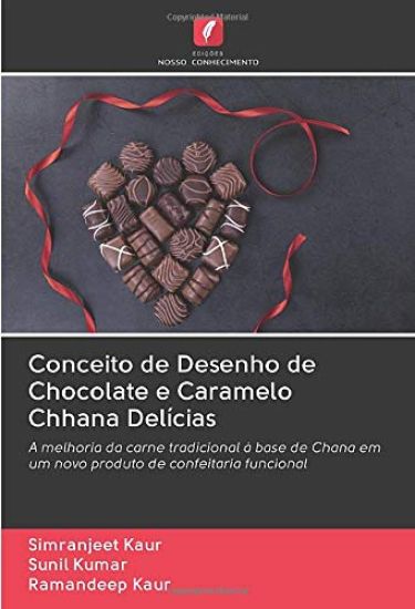 Conceito de Desenho de Chocolate e Caramelo Chhana Delícias