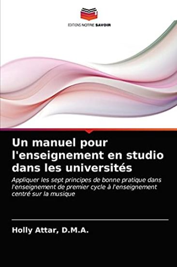 Un manuel pour l'enseignement en studio dans les universités