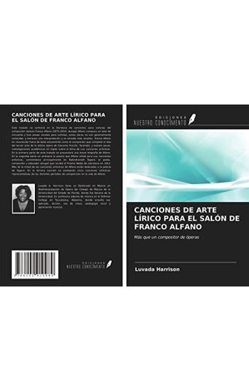 CANCIONES DE ARTE LÍRICO PARA EL SALÓN DE FRANCO ALFANO