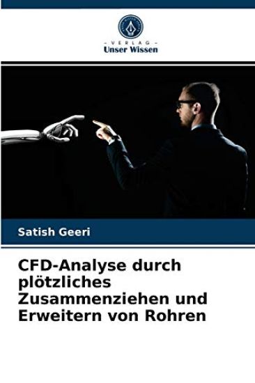 CFD-Analyse durch plötzliches Zusammenziehen und Erweitern von Rohren