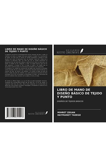LIBRO DE MANO DE DISEÑO BÁSICO DE TEJIDO Y PUNTO