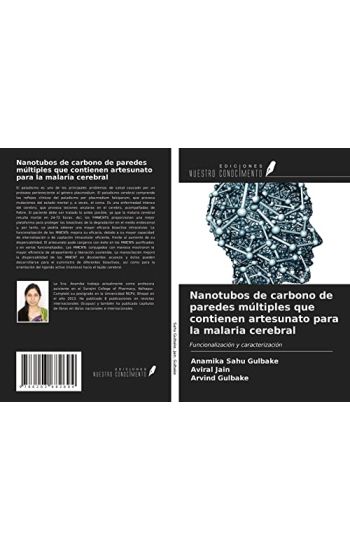 Nanotubos de carbono de paredes múltiples que contienen artesunato para la malaria cerebral