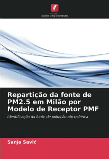 Repartição da fonte de PM2.5 em Milão por Modelo de Receptor PMF