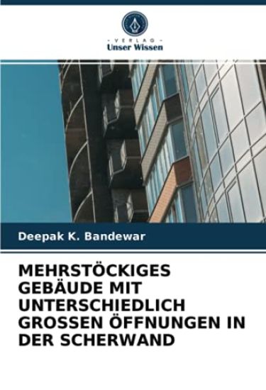MEHRSTÖCKIGES GEBÄUDE MIT UNTERSCHIEDLICH GROSSEN ÖFFNUNGEN IN DER SCHERWAND