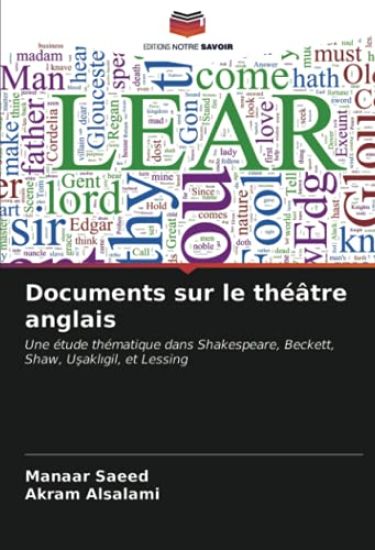 Documents sur le théâtre anglais