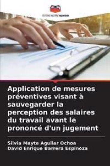 Application de mesures préventives visant à sauvegarder la perception des salaires du travail avant le prononcé d'un jugement