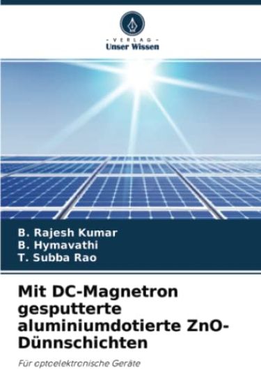 Mit DC-Magnetron gesputterte aluminiumdotierte ZnO-Dünnschichten