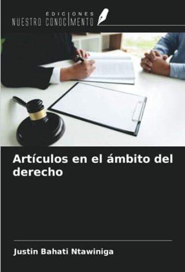 Artículos en el ámbito del derecho