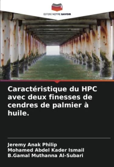 Caractéristique du HPC avec deux finesses de cendres de palmier à huile.
