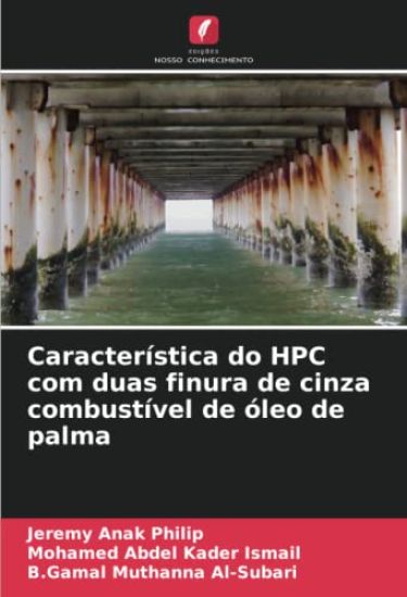 Característica do HPC com duas finura de cinza combustível de óleo de palma
