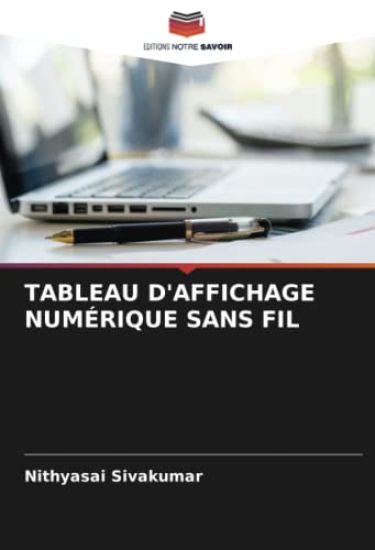 TABLEAU D'AFFICHAGE NUMÉRIQUE SANS FIL
