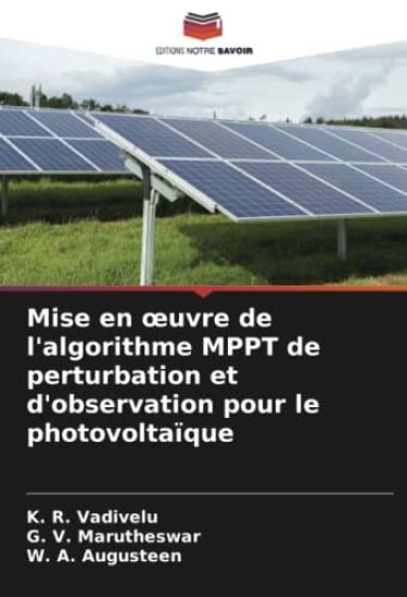 Mise en ¿uvre de l'algorithme MPPT de perturbation et d'observation pour le photovoltaïque