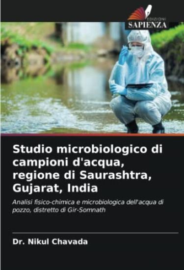 Studio microbiologico di campioni d'acqua, regione di Saurashtra, Gujarat, India