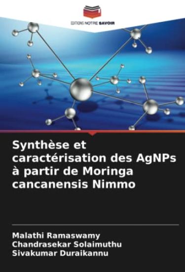 Synthèse et caractérisation des AgNPs à partir de Moringa cancanensis Nimmo