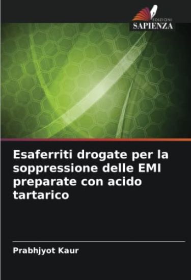 Esaferriti drogate per la soppressione delle EMI preparate con acido tartarico