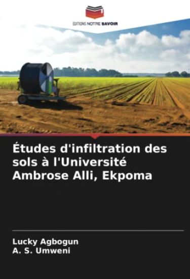 Études d'infiltration des sols à l'Université Ambrose Alli, Ekpoma
