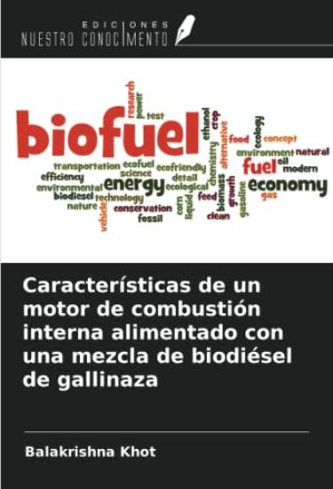 Características de un motor de combustión interna alimentado con una mezcla de biodiésel de gallinaza