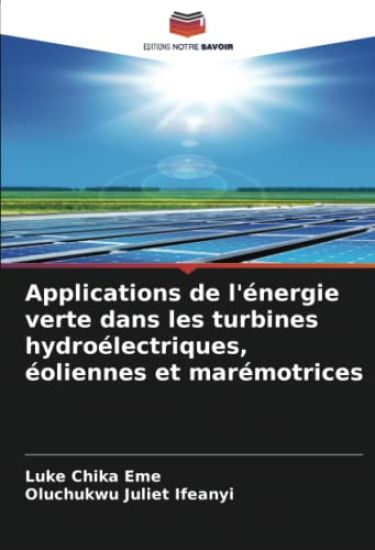 Applications de l'énergie verte dans les turbines hydroélectriques, éoliennes et marémotrices