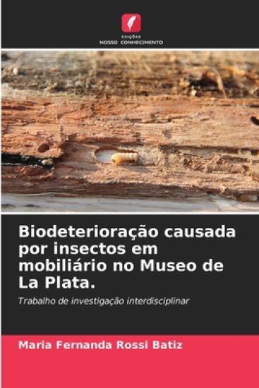 Biodeterioração causada por insectos em mobiliário no Museo de La Plata.