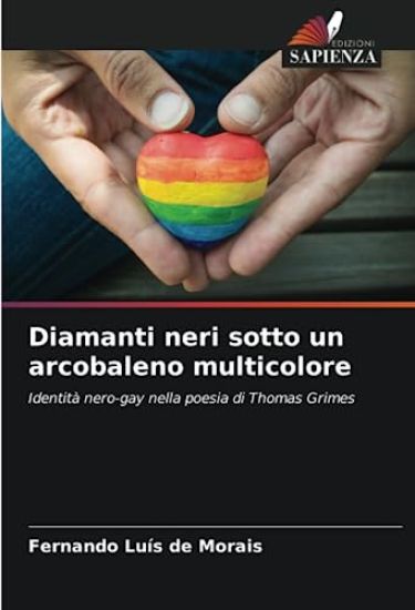 Diamanti neri sotto un arcobaleno multicolore