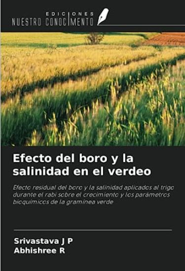 Efecto del boro y la salinidad en el verdeo