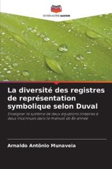La diversité des registres de représentation symbolique selon Duval