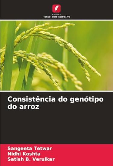 Consistência do genótipo do arroz