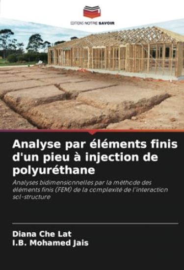 Analyse par éléments finis d'un pieu à injection de polyuréthane