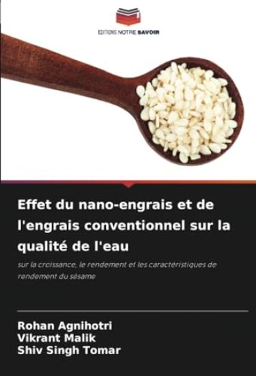 Effet du nano-engrais et de l'engrais conventionnel sur la qualité de l'eau